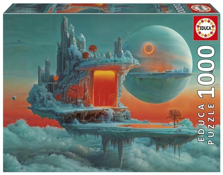 Puzzle 1000 Planeta ognia i lodu, Educa