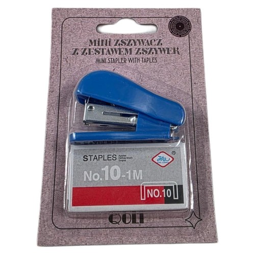 Zszywacz mini Qult + zszywki, Ziemia Obiecana
