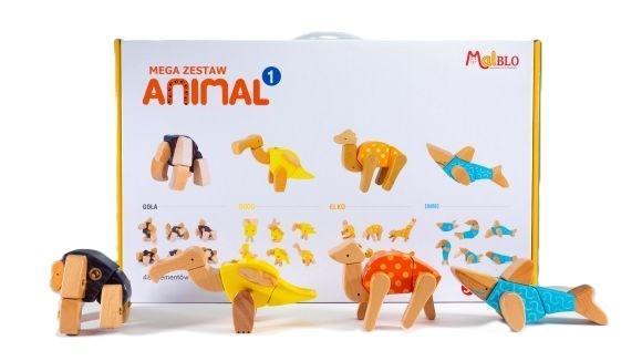 Mega zestaw Animal 48el, MalBlo