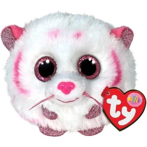 Ty Puffies Tabor - białoróżowy tygrys, TY