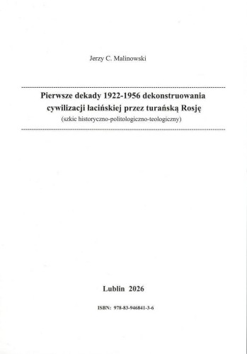 Pierwsze dekady 1922-1956 dekonstruowania...