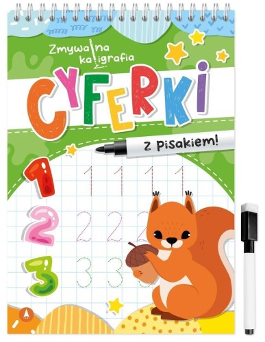 Zmywalna kaligrafia. Cyferk, Monika Ślizowska