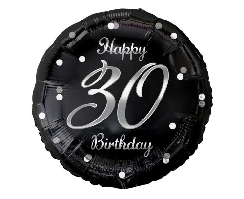 Balon foliowy B&C Happy 30 Birthday 45cm