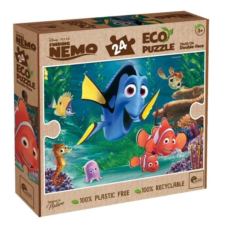 Puzzle 24 Eco Dwustronne Nemo, Lisciani