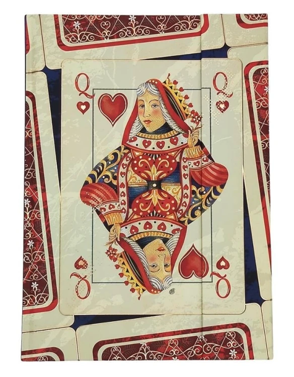 Notatnik A5 TW gładki Królowa Kier, DaVinci