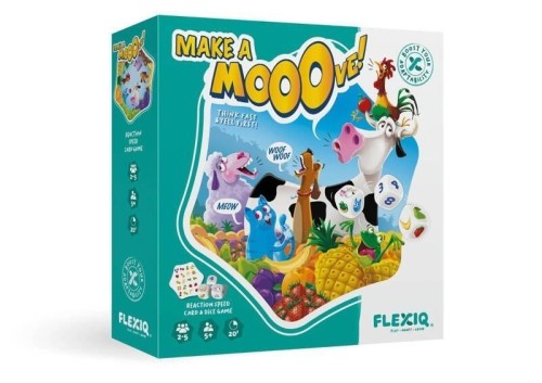 Make a Mooove! - gra w karty i kości, FLEXIQ