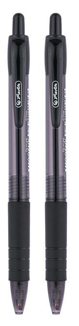 Długopis żelowy Smoothy czarny 0,7mm 2szt HERLITZ