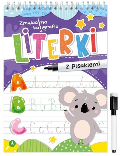 Zmywalna kaligrafia. Literki, Wydawnictwo Skrzat
