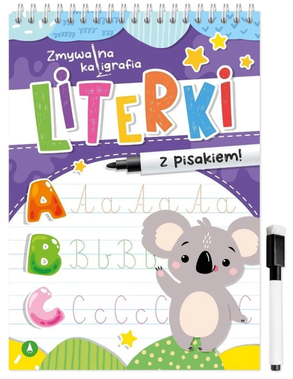 Zmywalna kaligrafia. Literki, Wydawnictwo Skrzat
