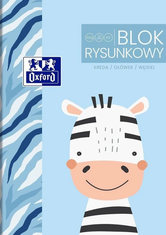 Blok rysunkowy A2/20K 120G Kids (5szt), Oxford