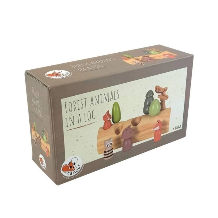 Drewniany sorter zwierzątka leśne, Egmont Toys