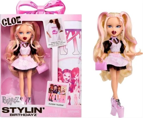 Bratz Stylin Birthdayz Doll - Cloe + T-Shirt, MGA