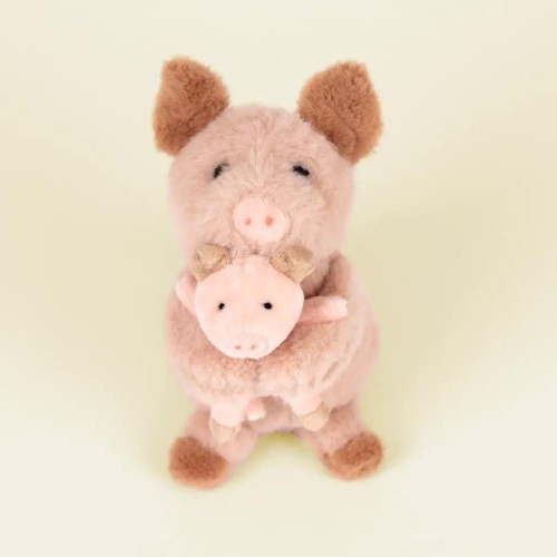 Przytulanka Świnka z maleństwem, Egmont Toys