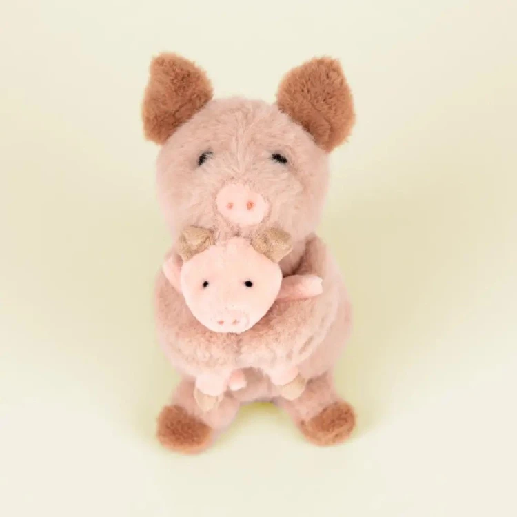 Przytulanka Świnka z maleństwem, Egmont Toys