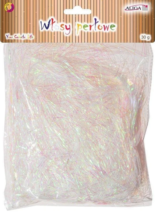 Włosy anielskie perłowe 30g