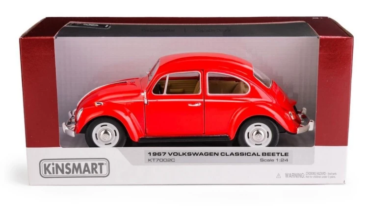 KT 7 VW Classical Beetle Czerwony KT7002W