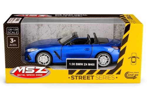 BMW Z4 M40i Silver Blue, Kinsmart