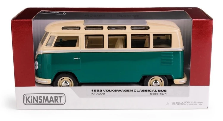 KT 7 VW Classical Bus Zielony KT7005W, Kinsmart