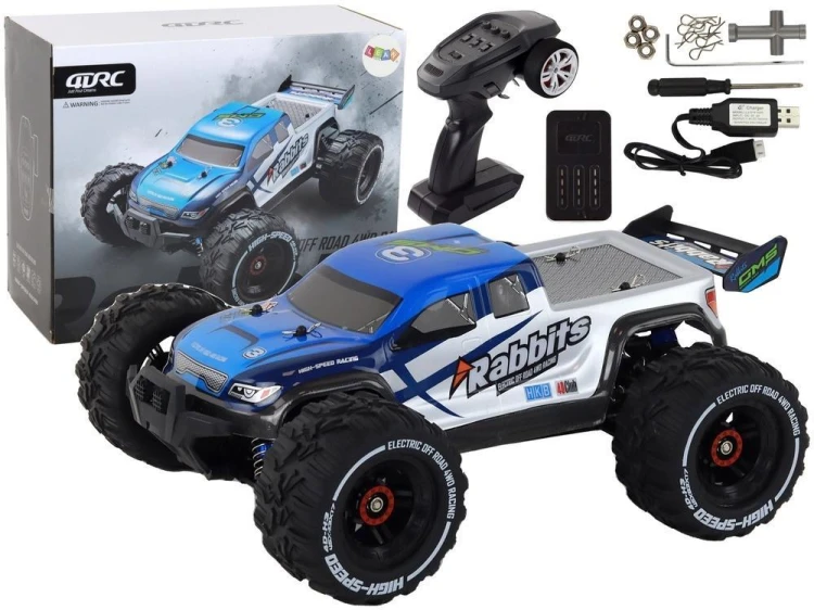 Terenówka Rabbits R/C napęd na 4 koła, Leantoys