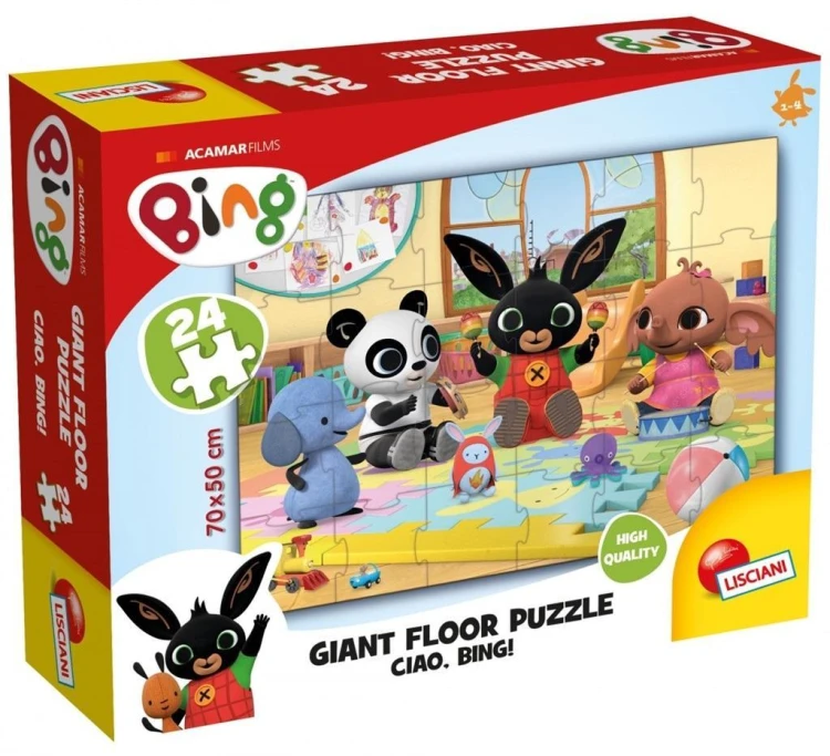 Bing - Ogromne puzzle podłogowe 2, Lisciani