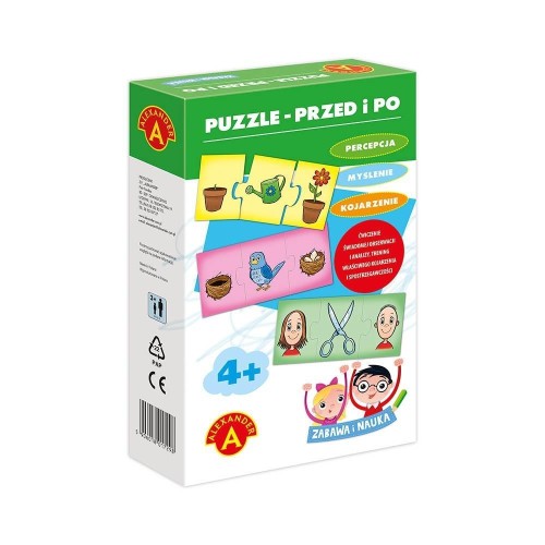 Zabawa i Nauka - Puzzle Przed i Po ALEX