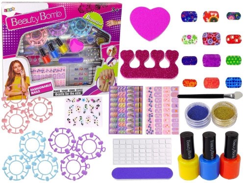 Zestaw do malowania paznokci, Leantoys