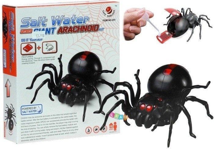 Zestaw kreatywny Pająk zasilany wodą DIY czarny