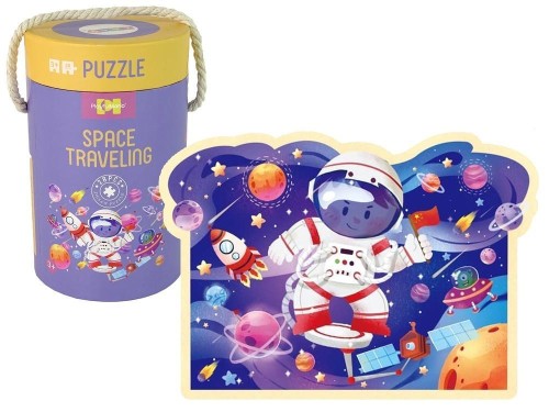 Puzzle 28 Kosmos w tubie, Leantoys