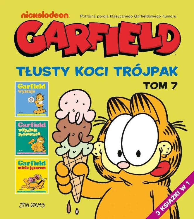 Garfield T.7 Tłusty koci trójpak
