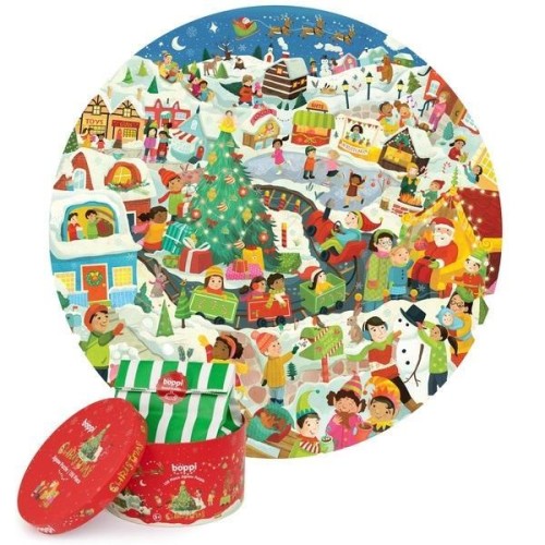 Puzzle okrągłe 150 Christmas, Boppi