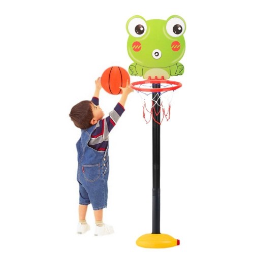 Zestaw do koszykówki 110cm Żabka, Leantoys