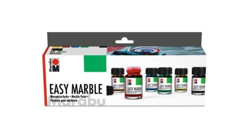 Farby do marmurkowania Easy Marble 15ml 6 kolorów