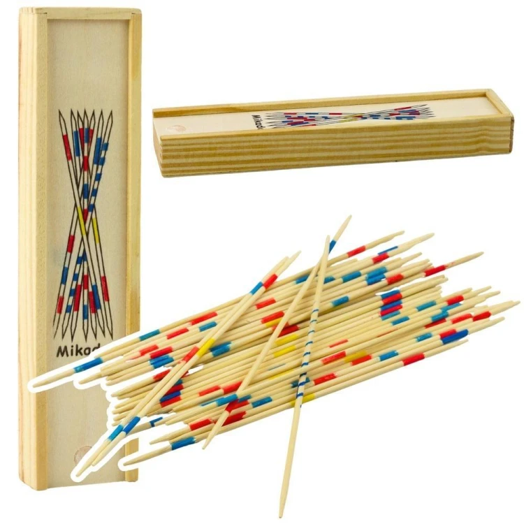 Bierki drewniane Mikado 41el, Leantoys