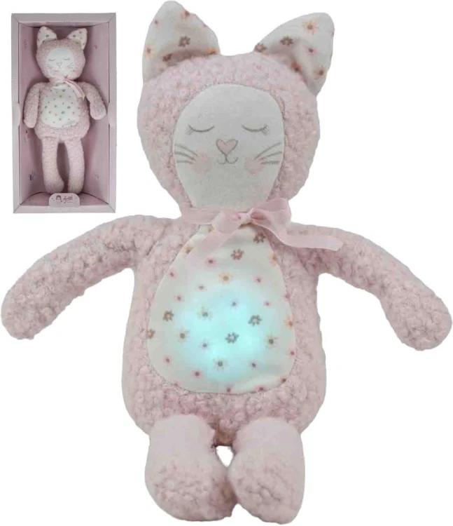 Kotek Flory ze świecącym brzuszkiem 34cm, Arias