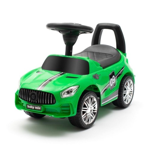 Jeździk dziecięcy z dźwiękiem Racer zielony