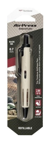 Długopis AirPress Pen 0,7mm beżowy, Tombow