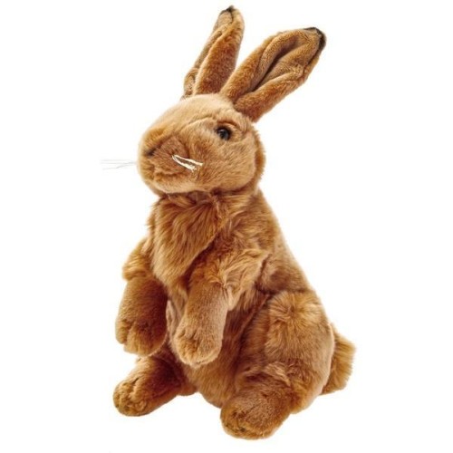 Zając siedzący brązowy 25cm, Beppe