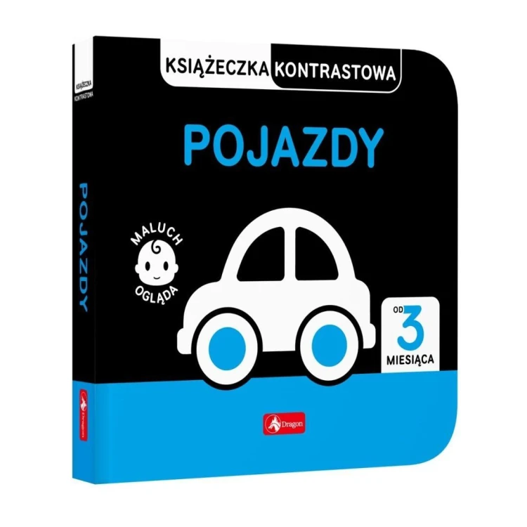 Pojazdy - książka kontrastowa, Maciej Pieda