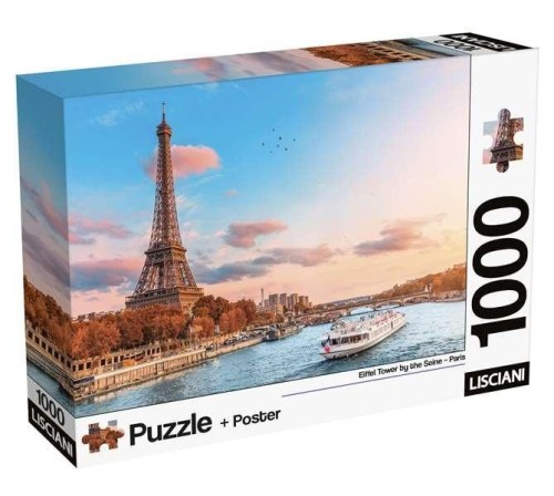 Puzzle 1000 Adults Wieża Eiffla, Lisciani