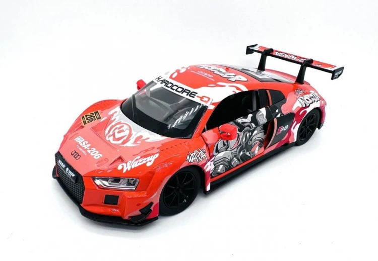 Audi R8 LMS Wasa światło, dźwięk - pomarańczowy
