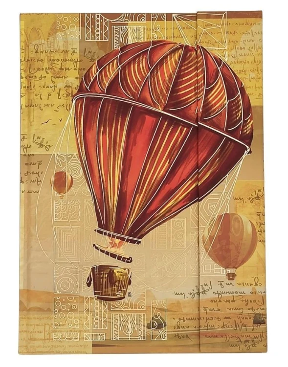 Notatnik A5 TW gładki Latający balon, DaVinci