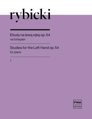 Etiudy op. 54 na lewą rękę z.1 nuty na fortepian