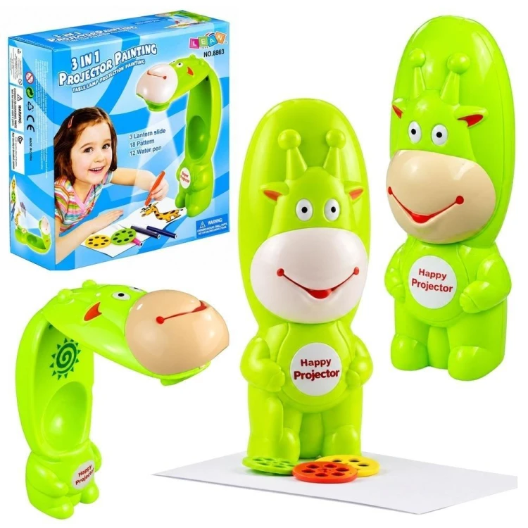 Projektor do rysowania rzutnik krówka, Leantoys