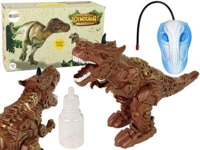 Dinozaur R/C z projektorem zionie parą wodną