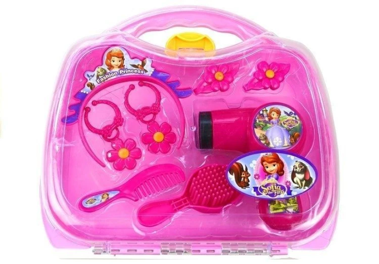 Suszarka z akcesoriami w walizce, Leantoys