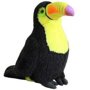 Tukan pluszowy żółty 20cm, Leantoys