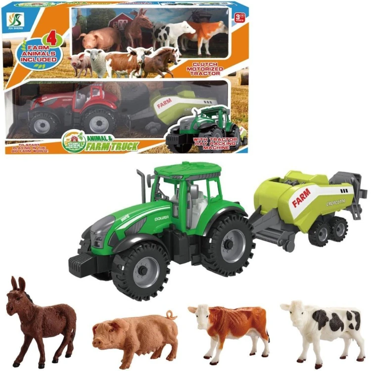 Zestaw traktor ze zwierzętami, Trifox