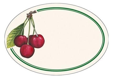 Naklejki 9291 Wiśnie / Czereśnie 6szt, Tassotti