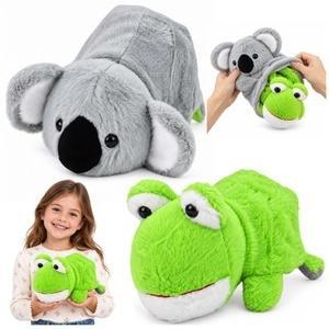 Pluszowy koala żaba 2w1 dwustronna maskotka 25cm