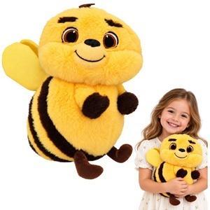 Pluszowa pszczółka żółta 40cm, Leantoys